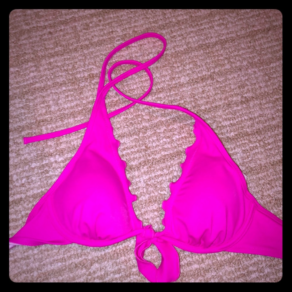 Pink swim top- slight push up